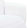vidaXL Fauteuil de massage inclinable Blanc 71 x 90 x 105 cm