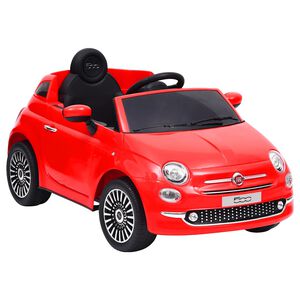 vidaXL Voiture &eacute;lectrique pour enfants Fiat 500 Rouge