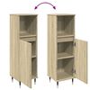 vidaXL Armoire salle de bain ch&ecirc;ne sonoma 30x30x100 cm