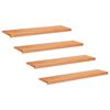 vidaXL Marches d'escalier 4 pi&egrave;ces 110 x 25 x 2 cm Vernis