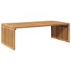 vidaXL Table d'appoint de jardin Marron 110 x 55 x 35.5 cm