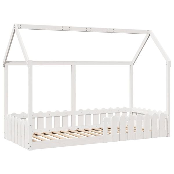 vidaXL Cadre de lit d'enfants forme de maison sans matelas 90x200 cm