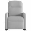 vidaXL Fauteuil inclinable &eacute;lectrique gris nuage tissu