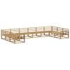 vidaXL Ensemble de canap&eacute;s d'ext&eacute;rieur 10 pcs Blanc