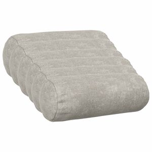 vidaXL Housse de coussin 6 pc HEERLEN Gris clair &Oslash; 15 x 40 cm