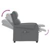 vidaXL Fauteuil inclinable &eacute;lectrique Gris Similicuir