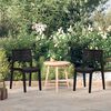 vidaXL Chaises de jardin lot de 2 Anthracite Polypropyl&egrave;ne