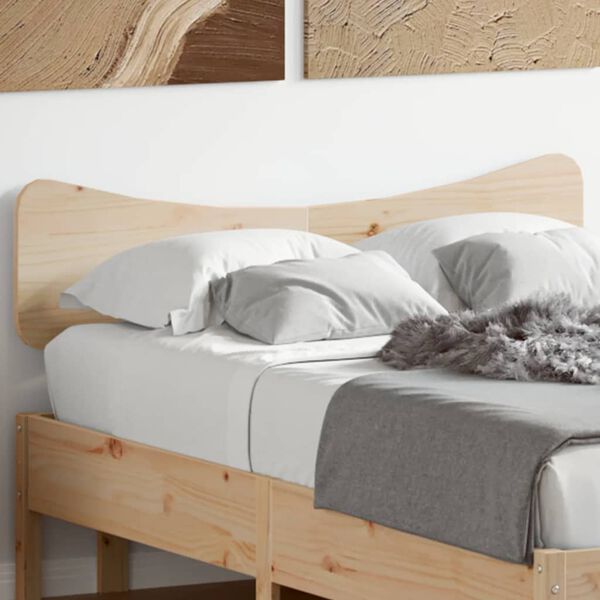 vidaXL T&ecirc;te de lit 120 cm bois massif de pin