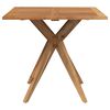 vidaXL Table de jardin carr&eacute;e 85x85x75 cm bois d'acacia solide