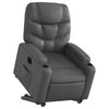 vidaXL Fauteuil inclinable &eacute;lectrique gris similicuir