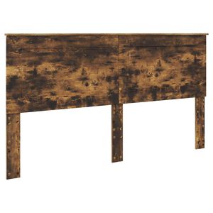 vidaXL T&ecirc;te de lit Ch&ecirc;ne fum&eacute; 200 cm Bois d'ing&eacute;nierie