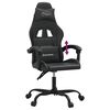 vidaXL Chaise de jeu Noir Similicuir