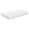 vidaXL &Eacute;tag&egrave;re murale flottante 4 pcs Blanc brillant 40x23x3,8 cm MDF