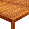 vidaXL Table basse de jardin 110x110x45 cm Bois solide d'acacia