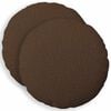 vidaXL Coussin de jet&eacute; 2 pc HEERLEN Marron &Oslash; 60 cm Tissu