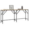 vidaXL Table console ch&ecirc;ne sonoma 180x29x75 cm bois d'ing&eacute;nierie