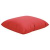 vidaXL Coussins de canap&eacute; lot de 4 rouge 40x40 cm tissu