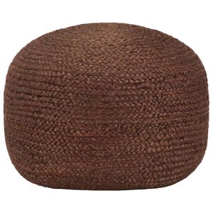 vidaXL Pouf fait à la main Marron 40 x 45 cm Jute
