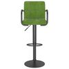 vidaXL Tabouret de bar Vert clair Velours
