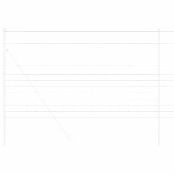 vidaXL Clôture de prairie Argent 50 x 1.4 m Acier galvanisé