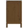 vidaXL Bo&icirc;te &agrave; linge Marron miel 88,5x44x76 cm Bois massif de pin