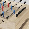vidaXL Table de Foosball Ch&ecirc;ne Sonoma 125 x 60,5 x 80 cm