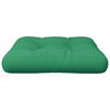 vidaXL Coussin de palette vert 58x58x10 cm tissu