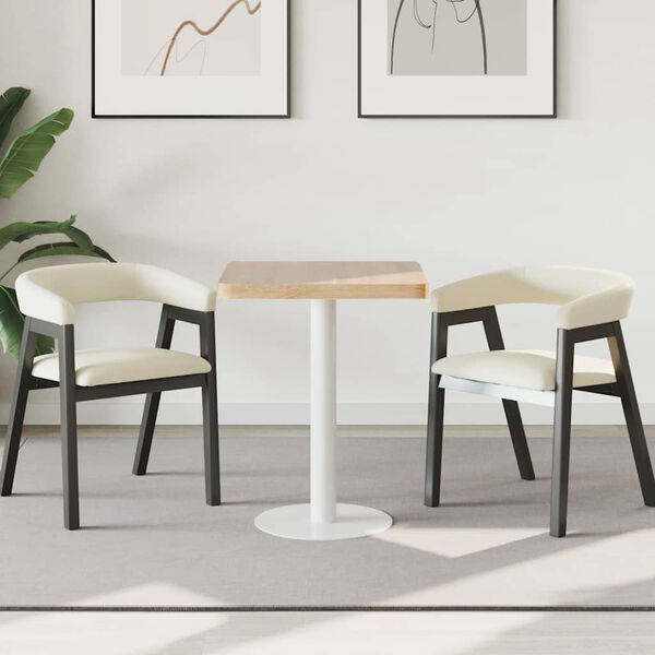 vidaXL Table de bistro Marron clair 60x60 cm MDF