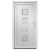 vidaXL Porte d'entr&eacute;e Blanc 108x208 cm PVC