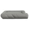 vidaXL Coussin avec oreillers pour chien Gris 115x100x20 cm Tissu