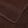 vidaXL Serviettes FROGN 10 pcs marron 100x200 cm 360 g/m&sup2;
