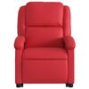 vidaXL Fauteuil inclinable de massage Rouge Similicuir