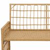 vidaXL Banc ext&eacute;rieur Uni Naturel et Cr&egrave;me 116 x 55 x 82 cm