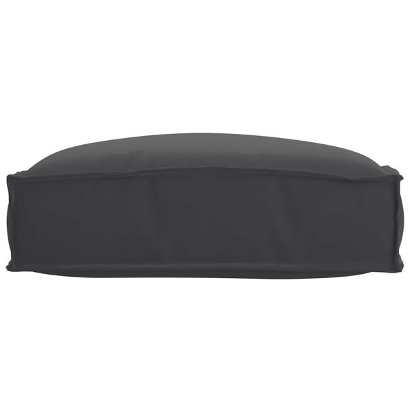 vidaXL Coussin Noir 50 x 50 x 12 cm Tissu Oxford