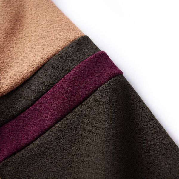 Sweatshirt pour enfants kaki fonc&eacute; et camel 92