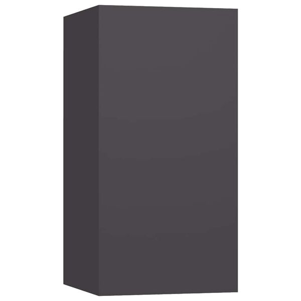 vidaXL Meuble TV Gris 30,5x30x60 cm Bois d&rsquo;ing&eacute;nierie
