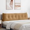 vidaXL Coussin de Dos Marron 180 x 24 x 50 cm Velours
