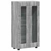vidaXL Buffet FLORIN 55,5 x 29 x 100 cm Gris Sonoma Bois d'ing&eacute;nierie