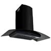 vidaXL Hotte murale Acier inoxydable 756 m&sup3;/h 90 cm Noir
