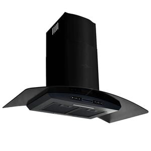 vidaXL Hotte murale Acier inoxydable 756 m&sup3;/h 90 cm Noir