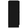 vidaXL Buffet noir 30x30x70 cm bois d'ing&eacute;nierie