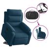 vidaXL Fauteuil inclinable bleu velours