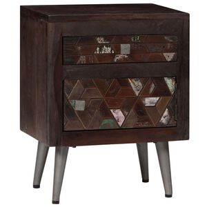 vidaXL Table de chevet Bois de r&eacute;cup&eacute;ration solide 40 x 30 x 50 cm