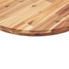 vidaXL Dessus de table rond &Oslash;70x2 cm bois massif d'acacia