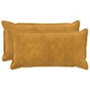 vidaXL Housse de coussin 2 pc HOUTEN Jaune 40 x 80 cm
