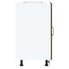 vidaXL Armoire de cuisine Porto ch&ecirc;ne marron bois d'ing&eacute;nierie