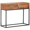 vidaXL Table console 90x35x75 cm Bois d'acacia brut