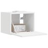 vidaXL Meuble TV mural Blanc 60 x 31 x 29.5 cm Bois d'ing&eacute;nierie