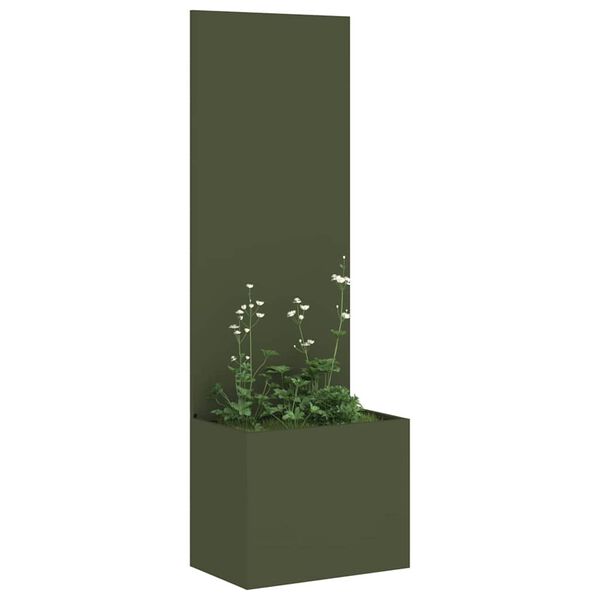 vidaXL &Eacute;cran de confidentialit&eacute; de jardin Vert olive 50 x 140 cm
