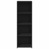 vidaXL Buffet noir 40x41x124 cm bois d'ingénierie